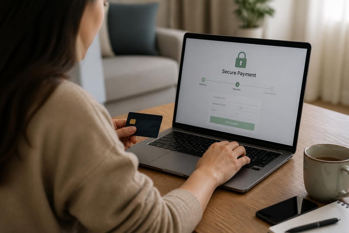 Secure payment processing flow