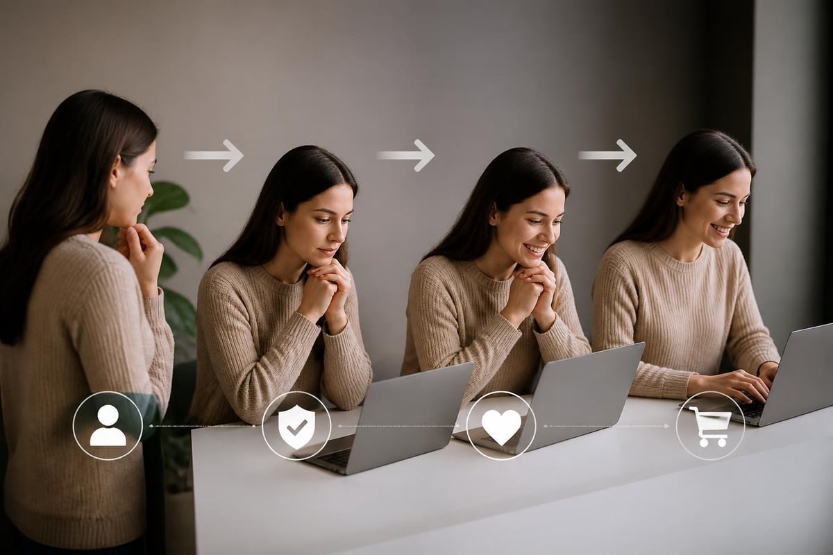 Landingpage conversion funnel
