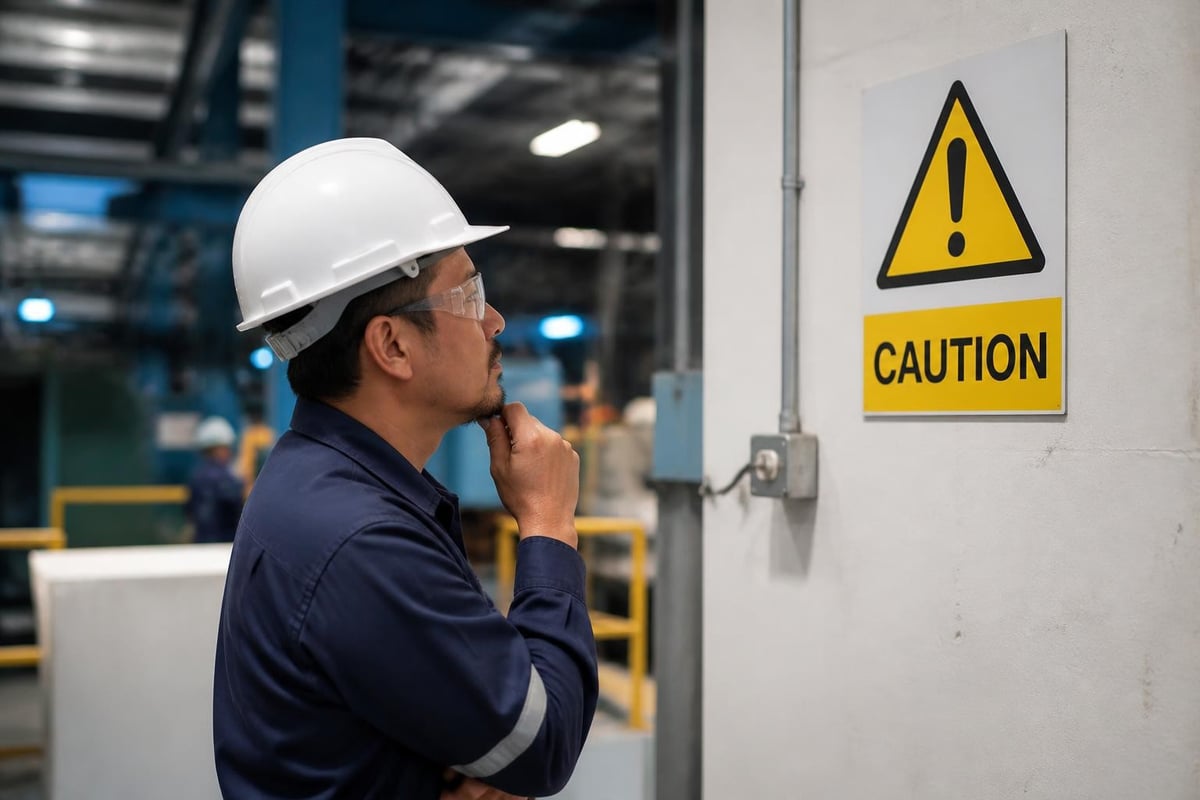 Warning sign effectiveness factors