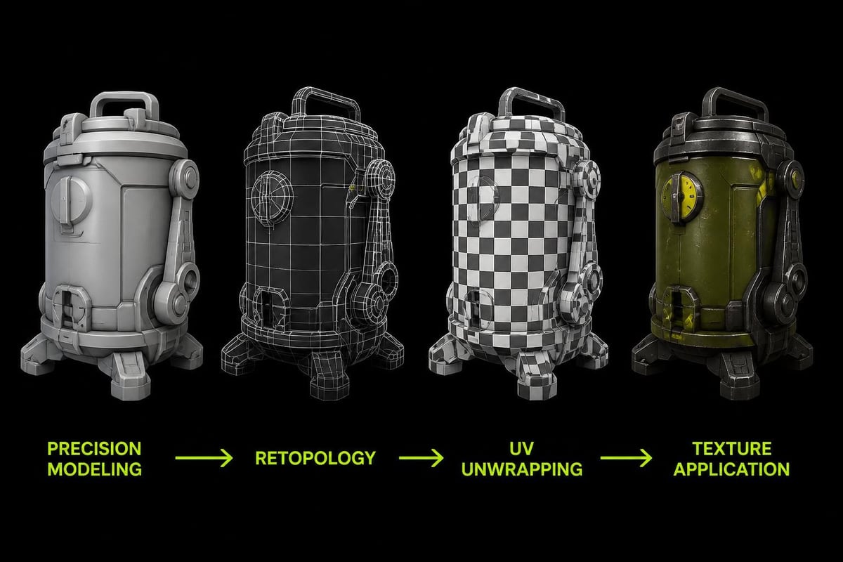 CAD to game asset pipeline