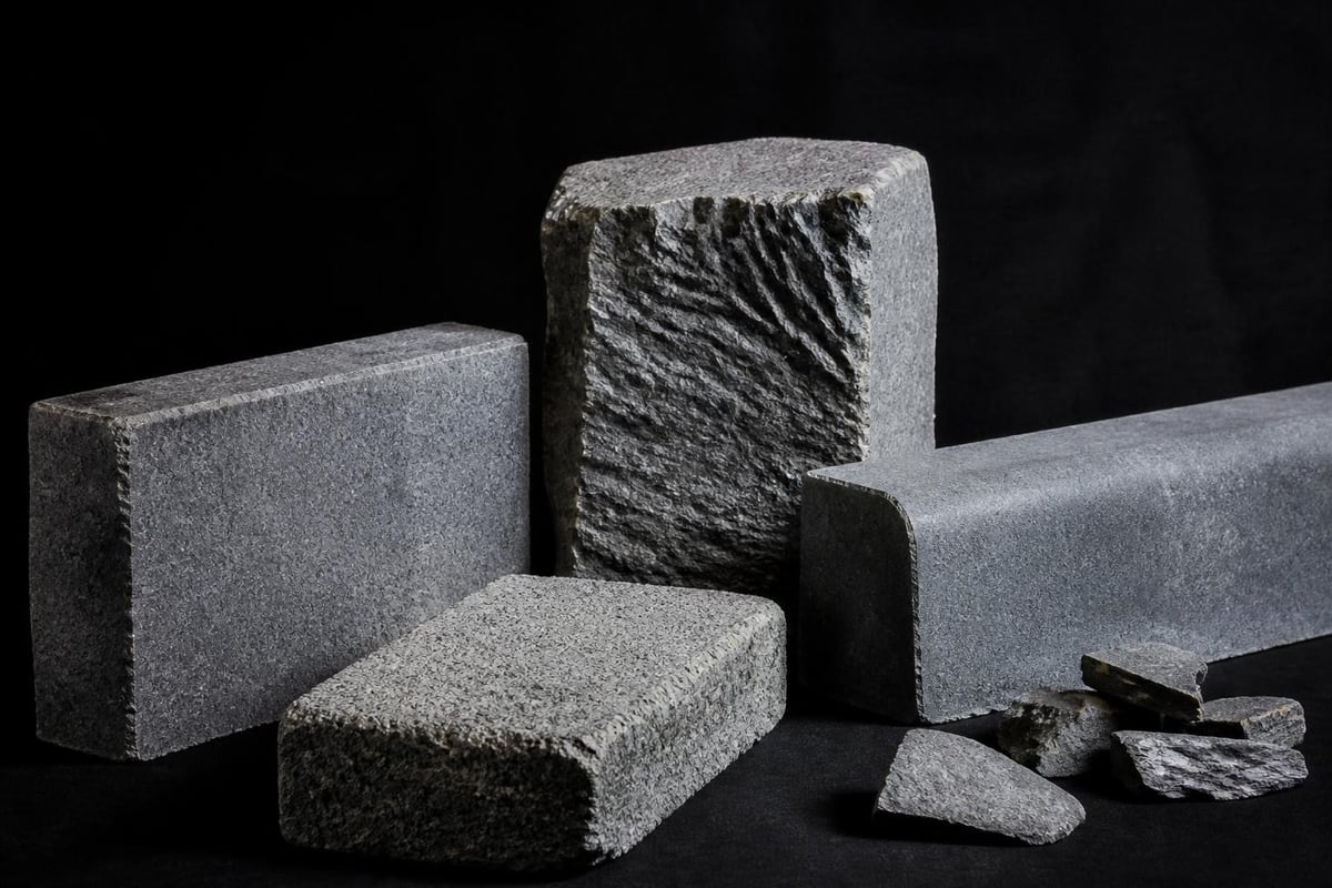 Bluestone kerbing material properties