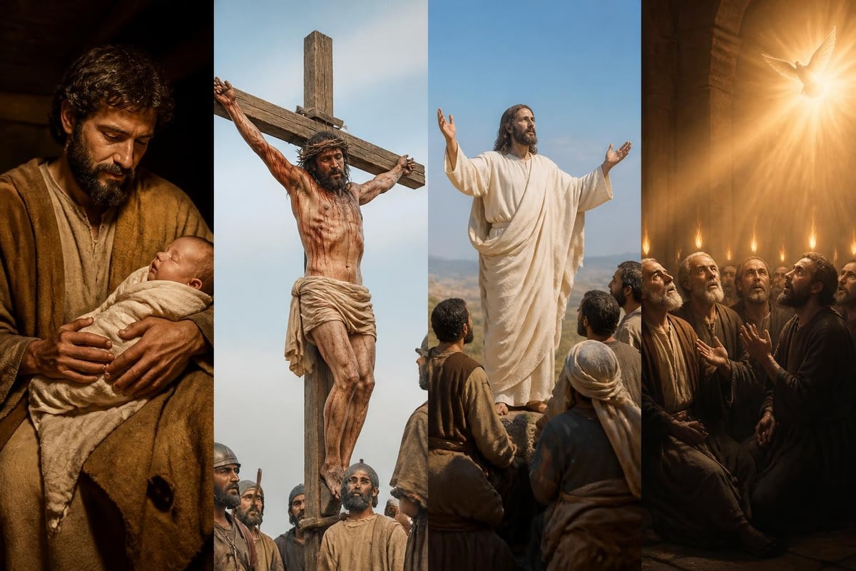 Rosary mysteries and saints