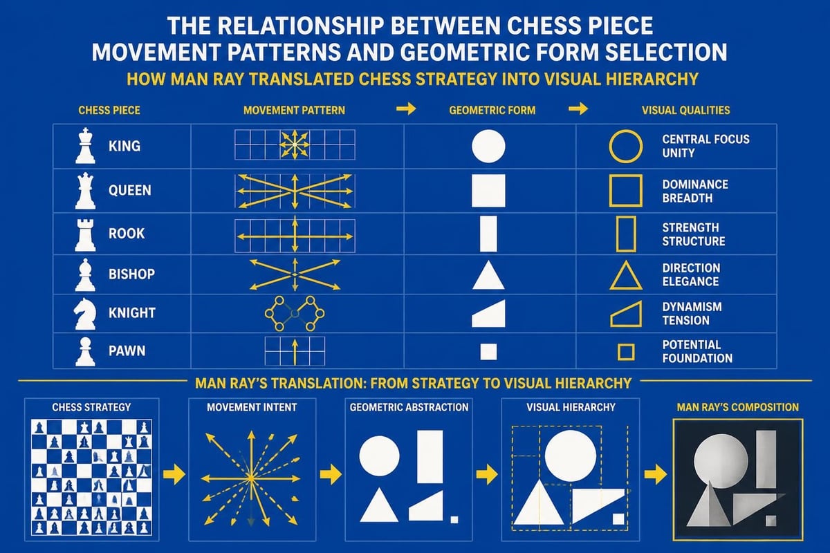 Man Ray chess piece design philosophy