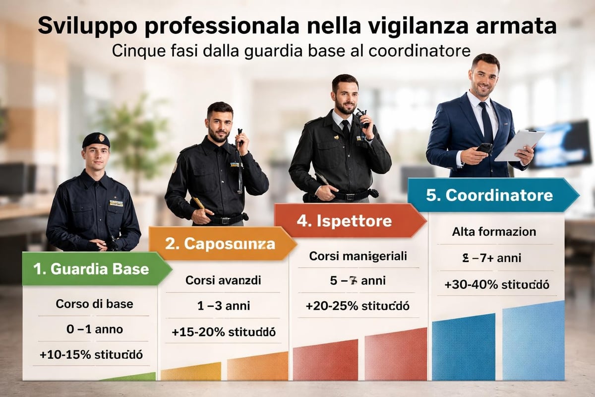 Percorso carriera vigilanza