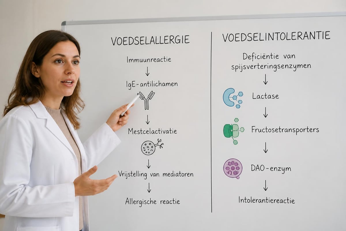 Verschil tussen voedselallergie en intolerantie