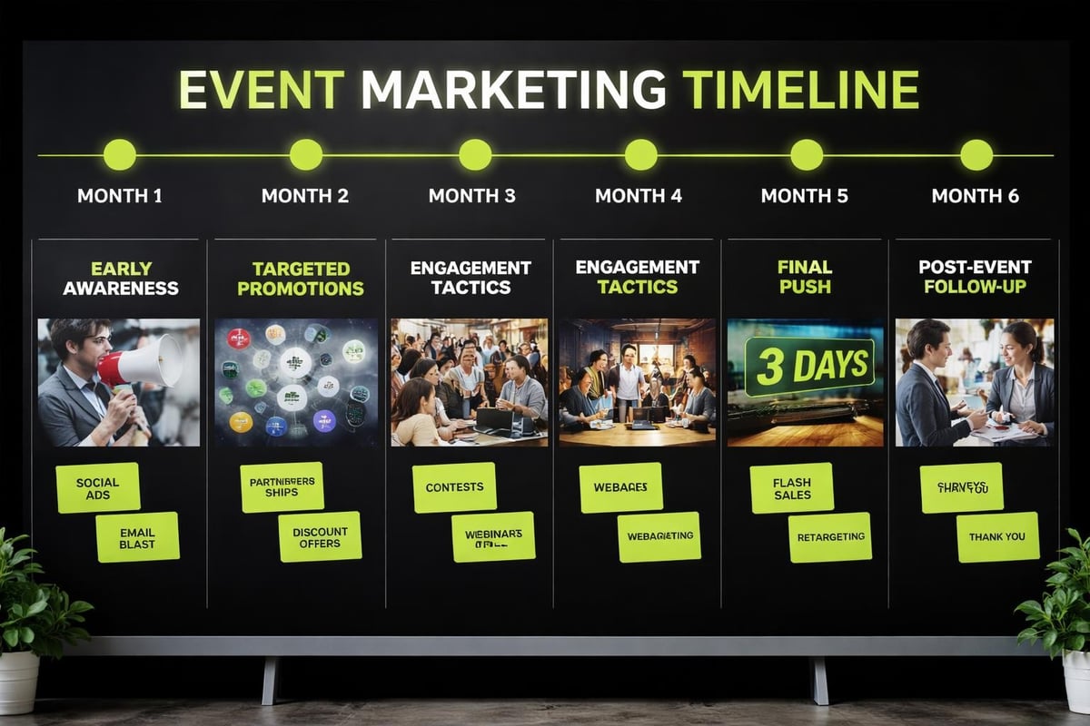 Integrated marketing timeline