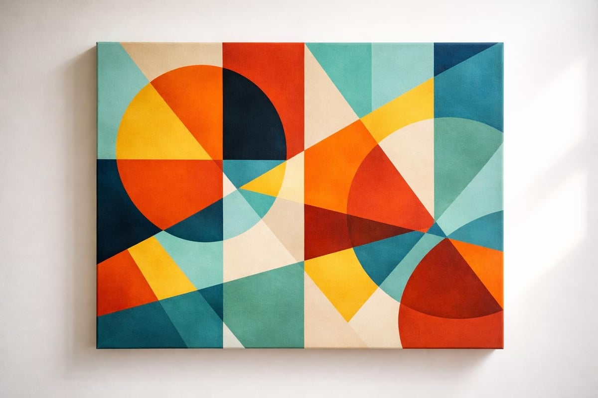 Abstract painting color theory
