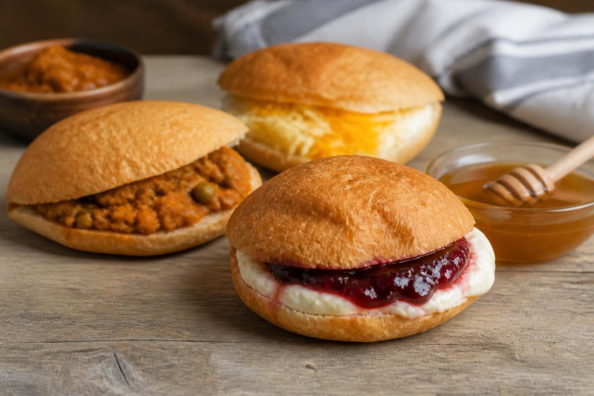 Vetkoek filling combinations