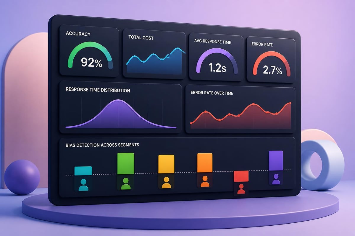 AI system monitoring dashboard
