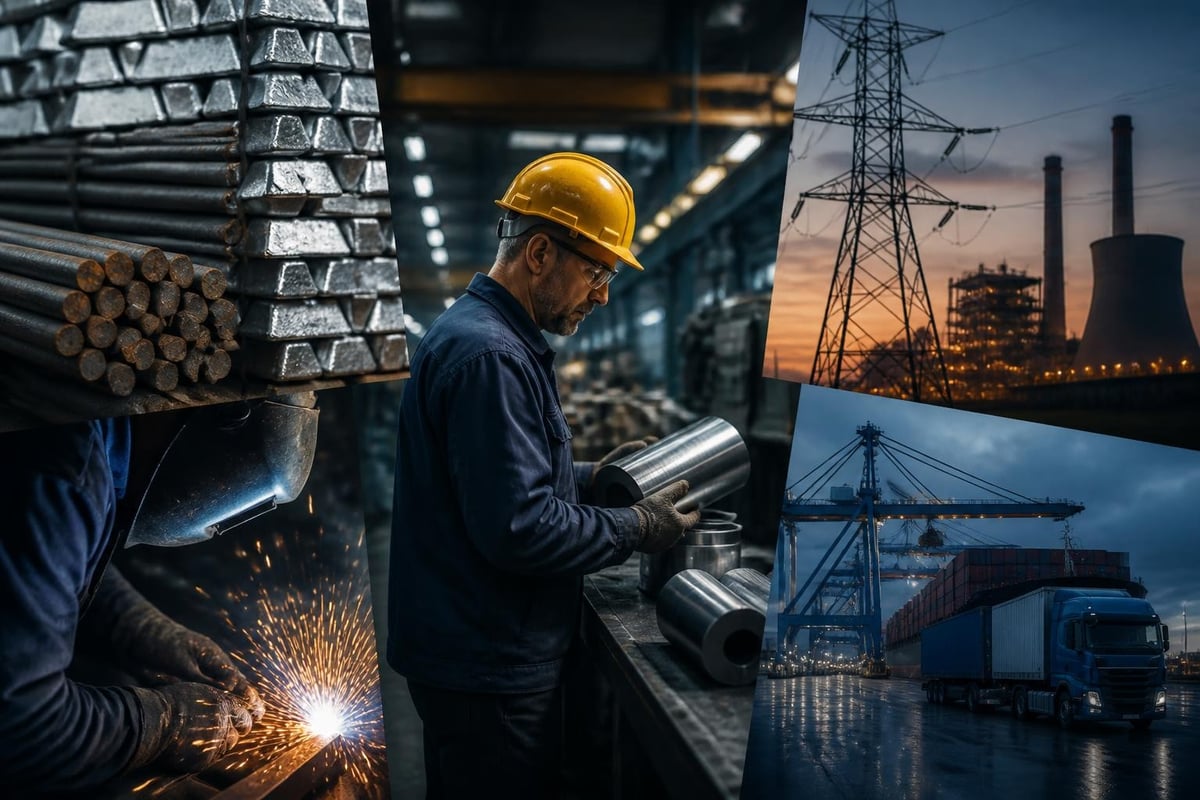 Economic factors in metal manufacturing