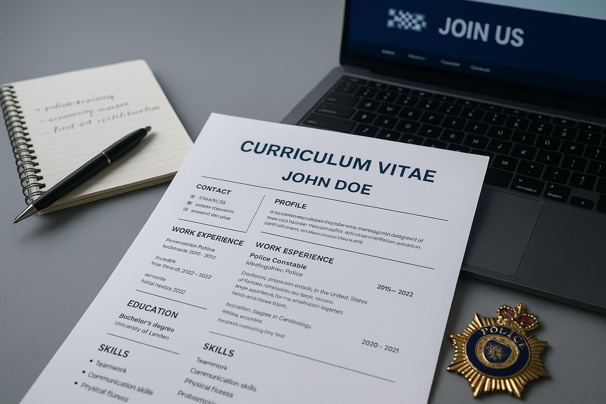Curriculum Vitae Police Guide: Your 2026 Success Blueprint 4 Step-by-Step Guide: Crafting a Standout Police CV for 2026