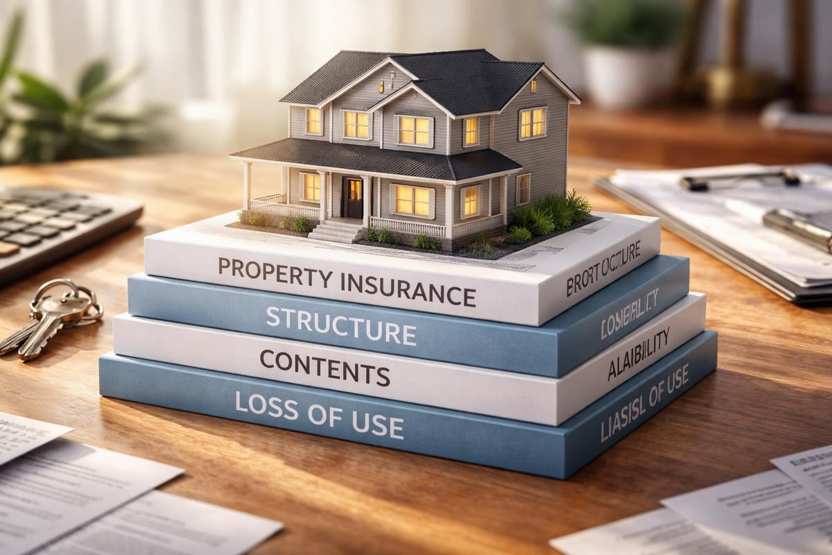 Property insurance coverage layers