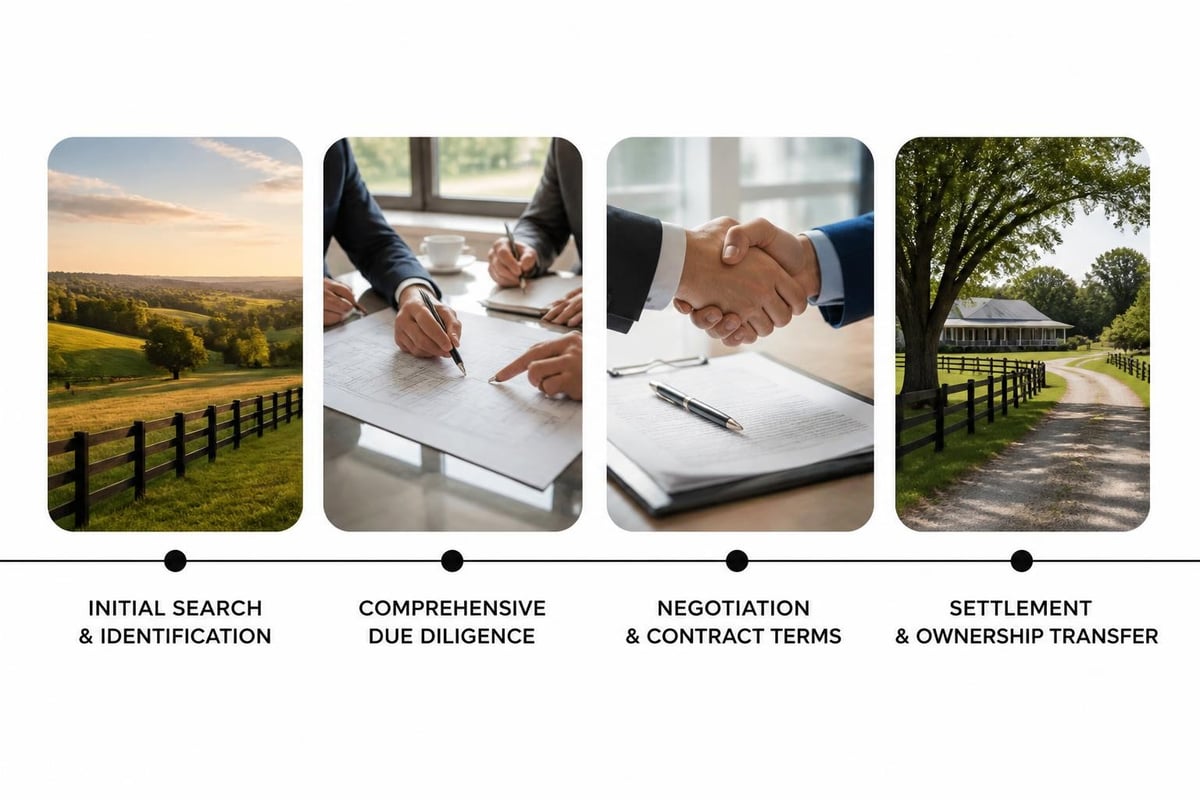 Country property buying journey