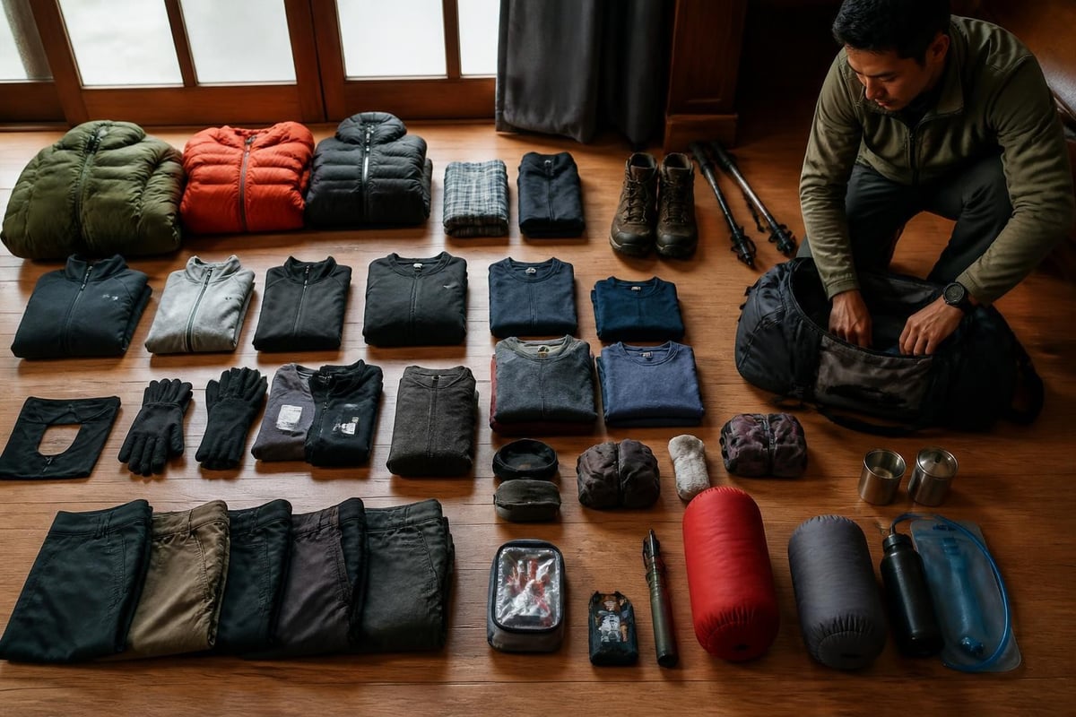Bhutan trek packing essentials