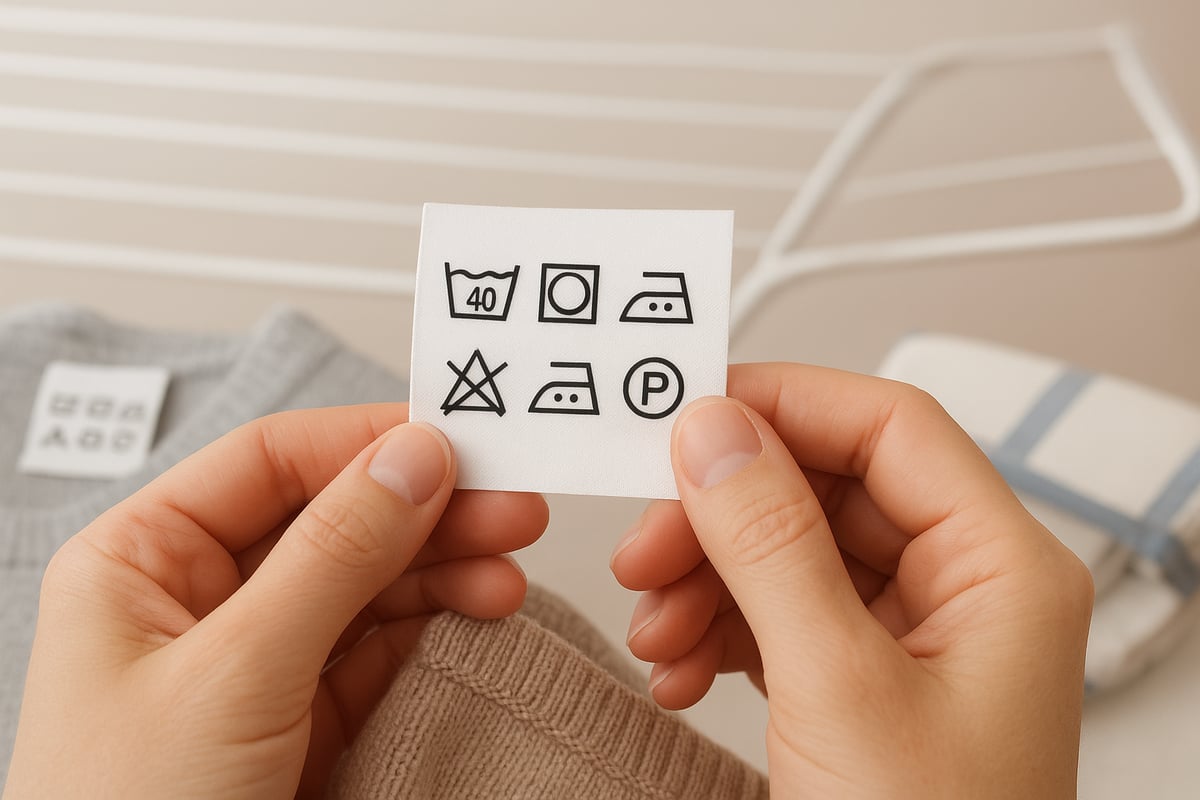 Guide til de vigtigste vaskesymboler i 2026