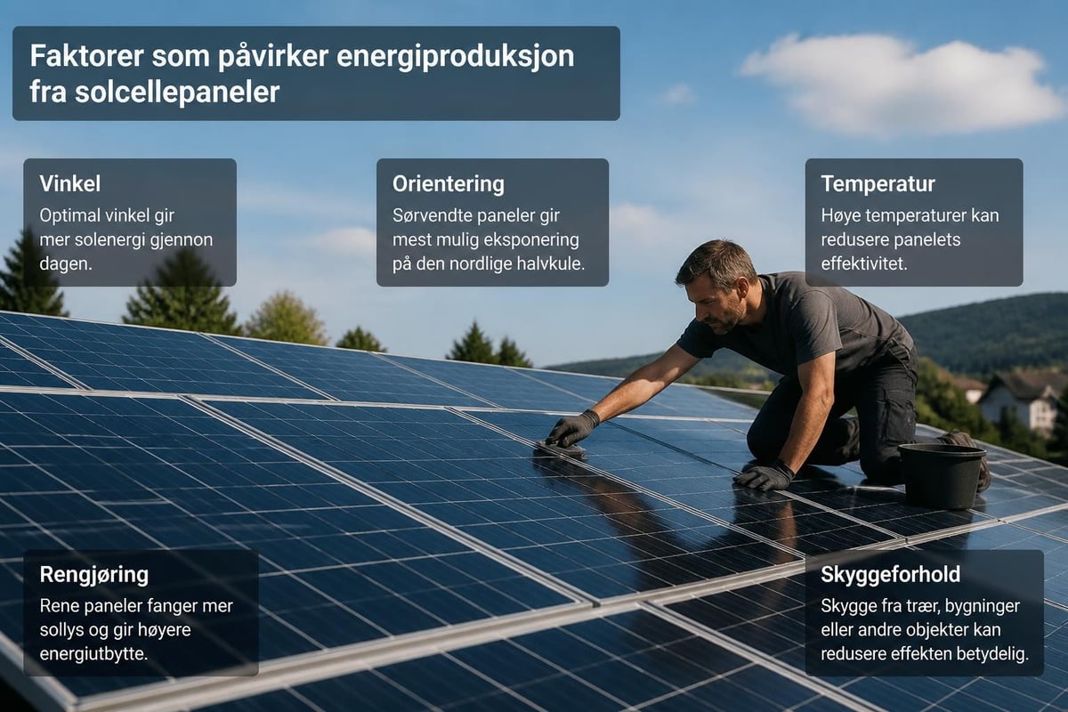 Optimalisering av solcellepanel ytelse