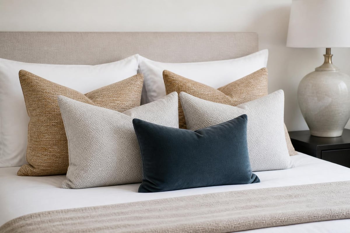 Bedding styling layers