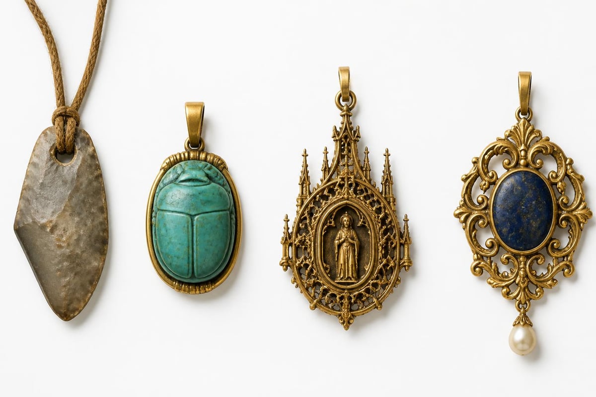 Ancient pendant evolution