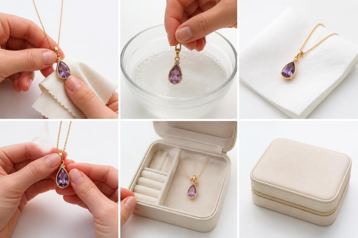 Pendant care routine