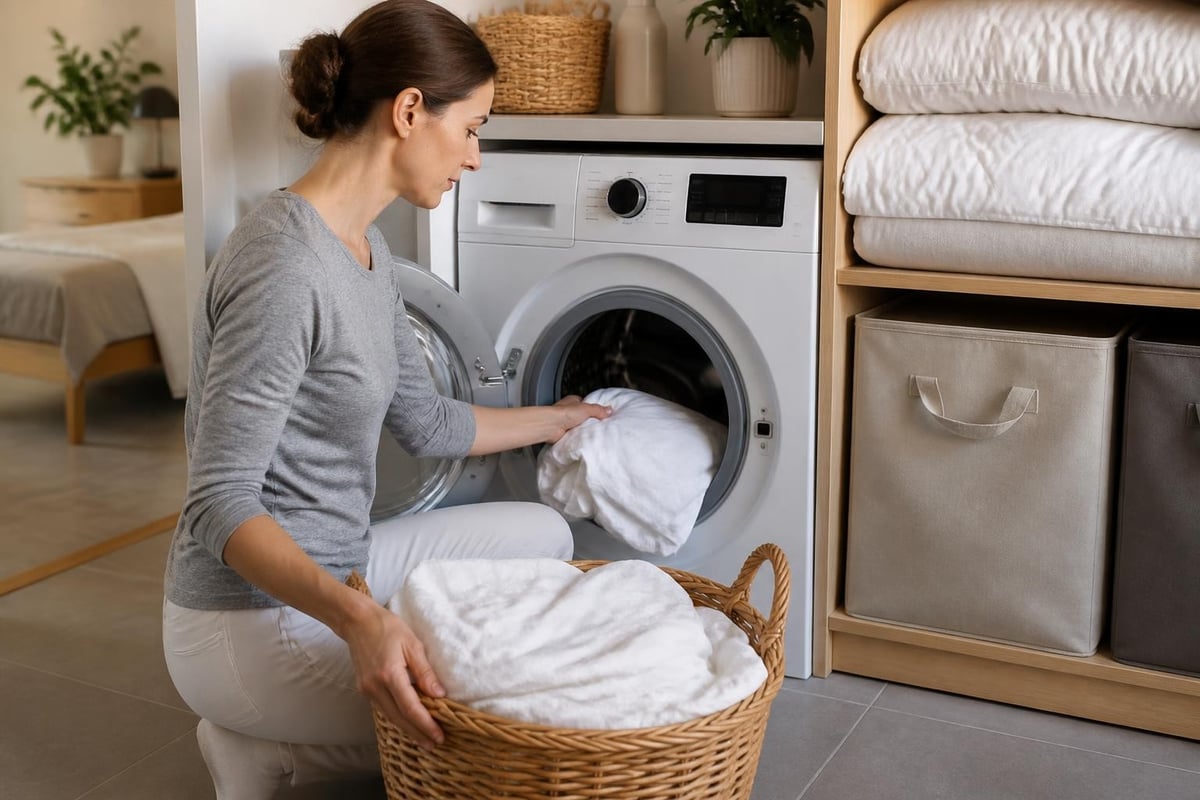 Bedding care and maintenance routine