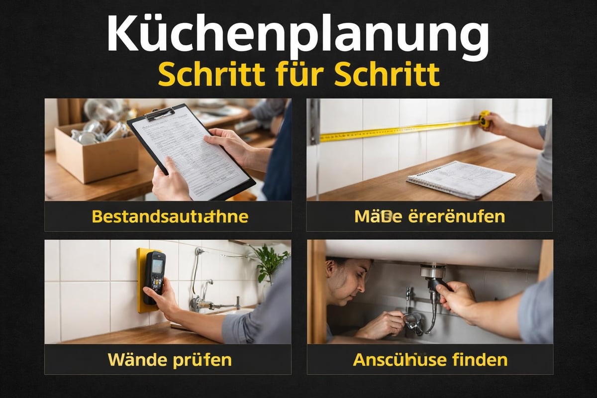 Küchenmontage Planungsschritte