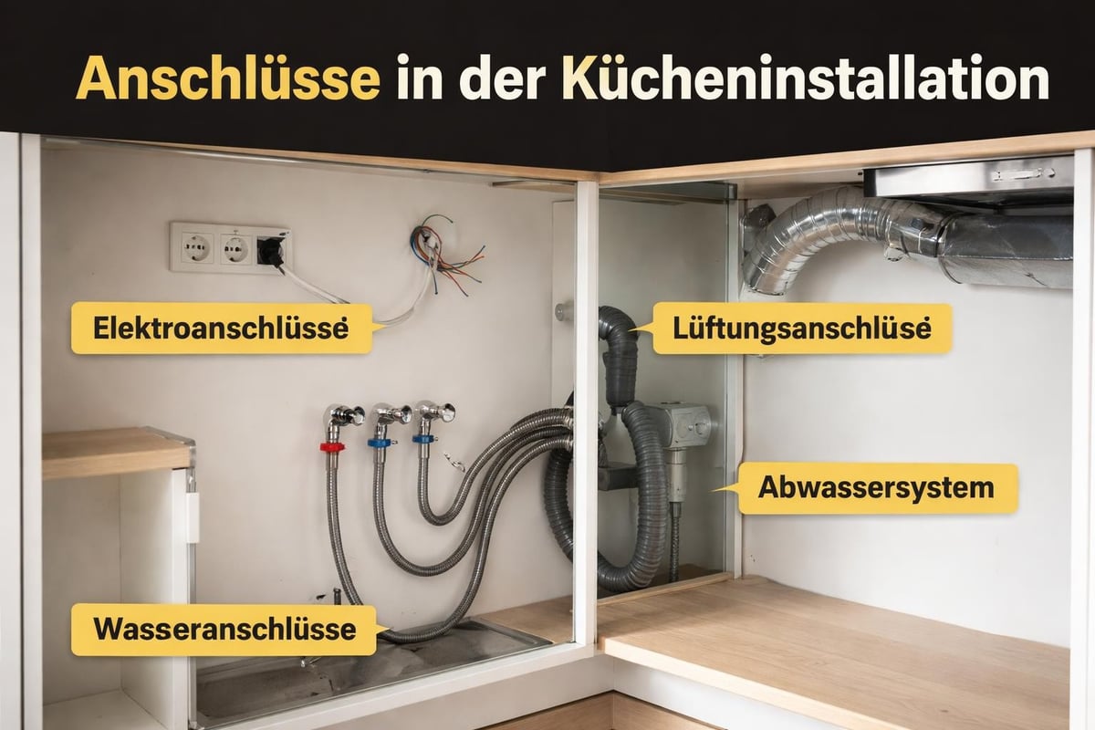 Fachgerechte Küchenanschlüsse