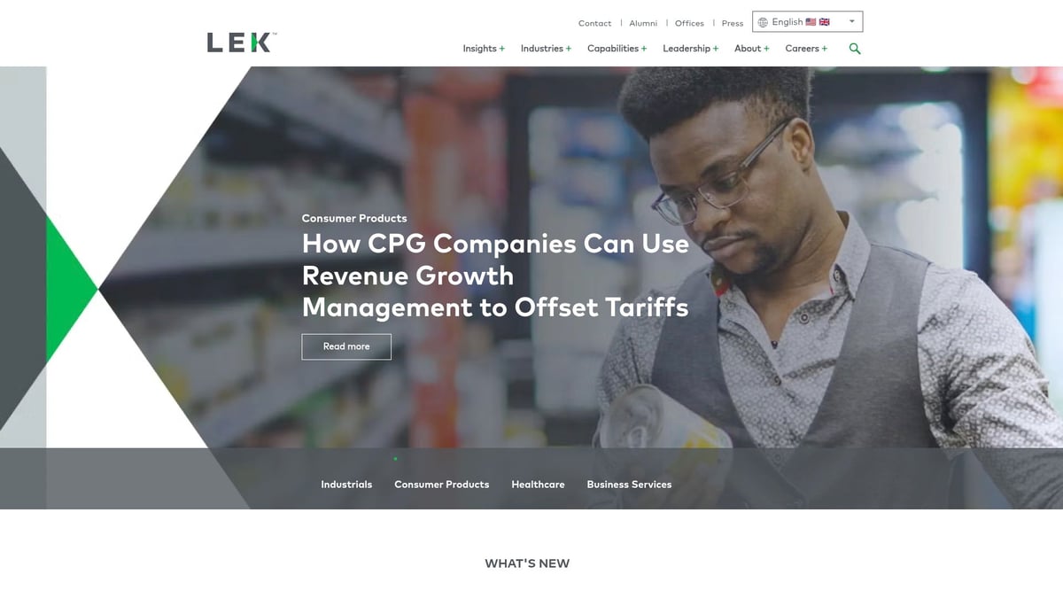 Top 8 Best Strategy Consulting Companies in 2026 - L.E.K. Consulting