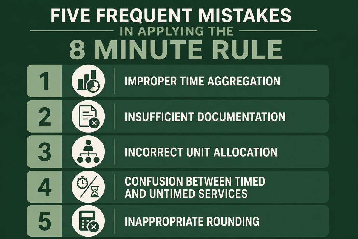 Common 8 minute rule billing errors