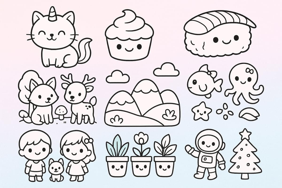 9 Brilliant Cute Coloring Drawings Ideas to Try in 2026