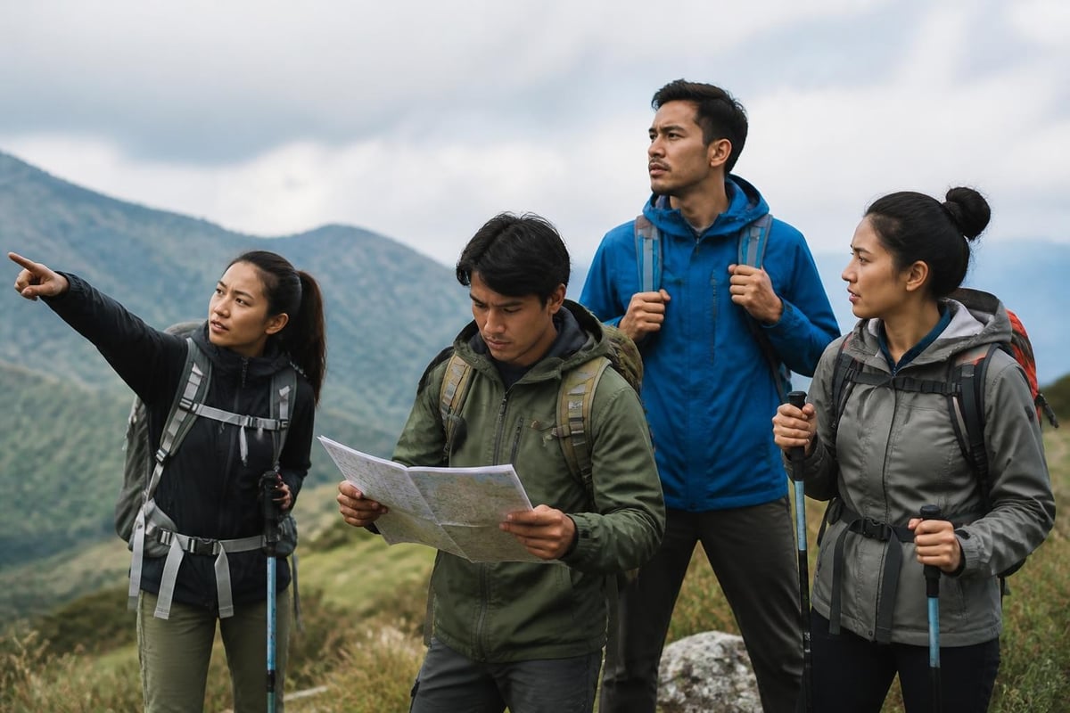 Leadership emergence during group trek