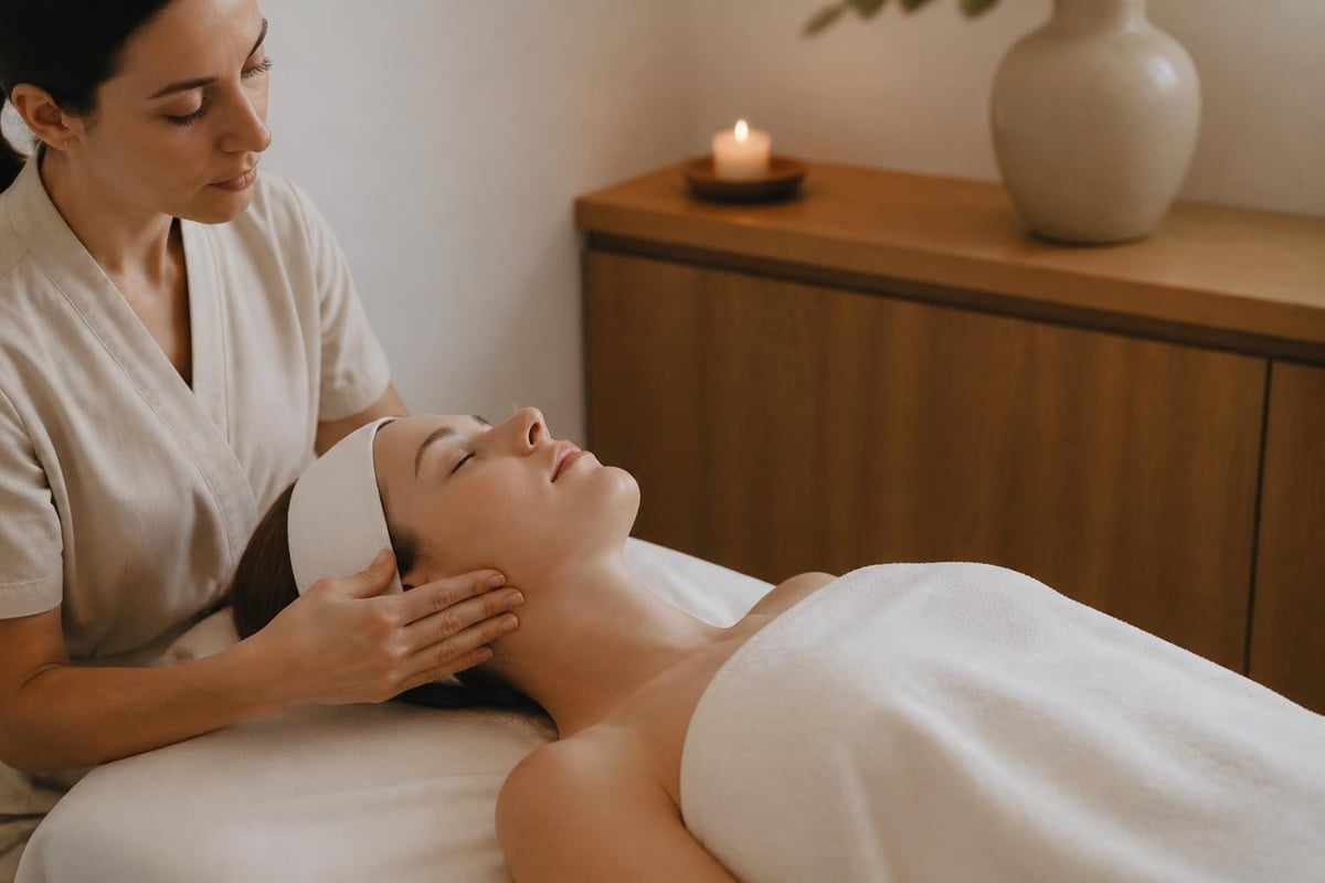 Silence and minimal soundscapes in facial care