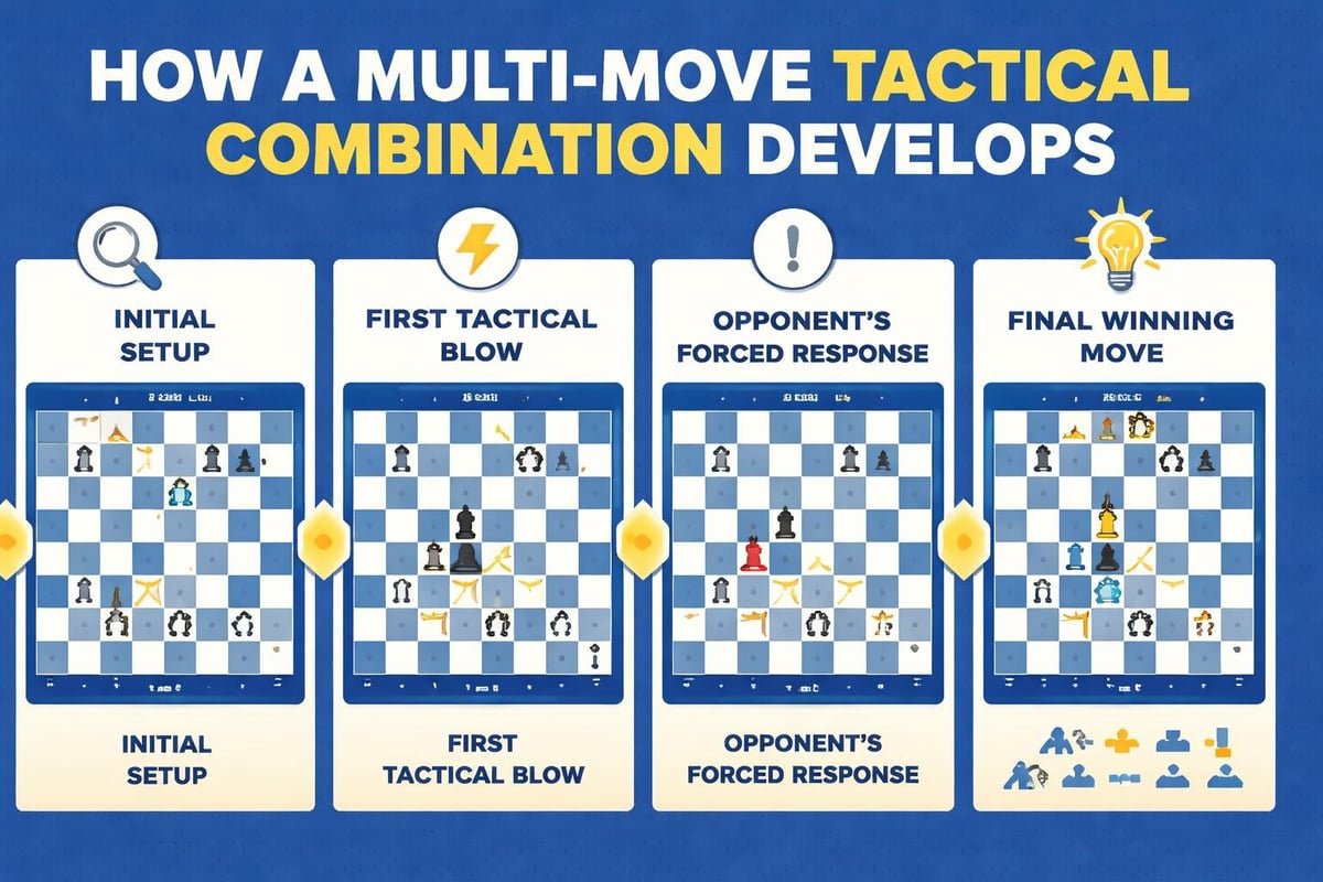 Chess combination sequence
