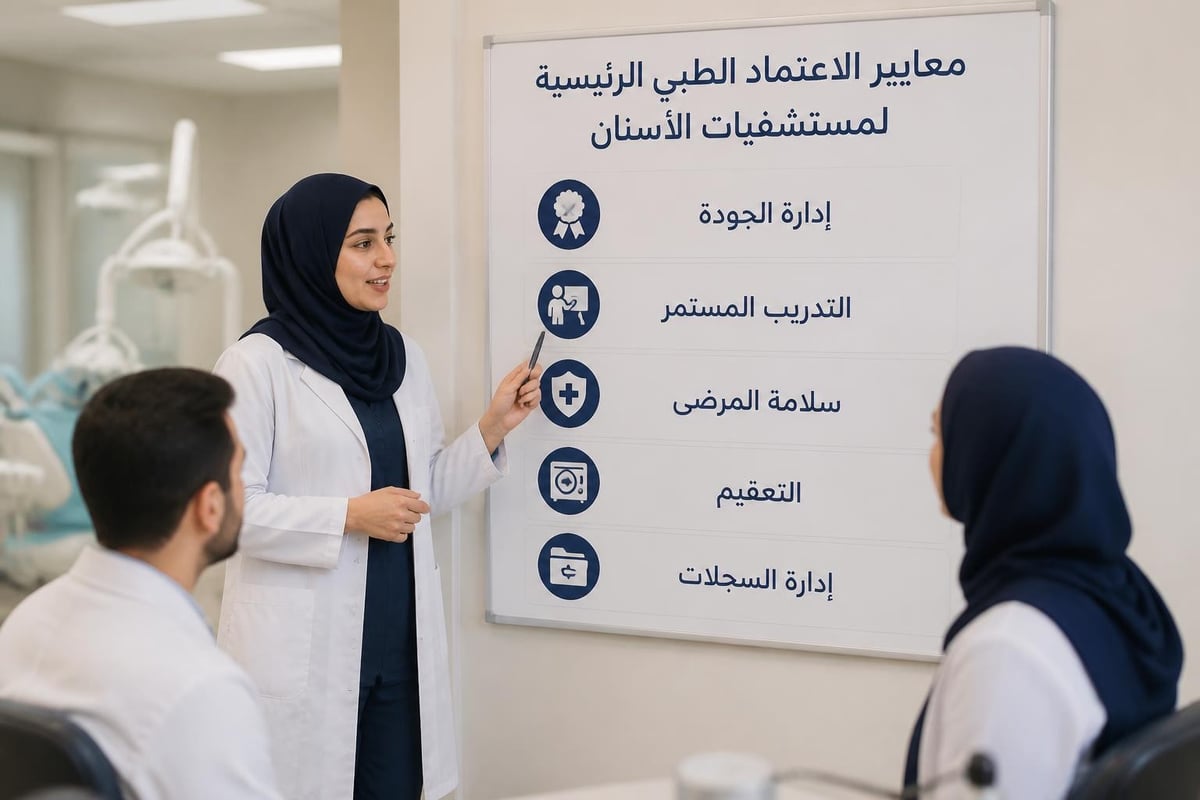 معايير الاعتماد الطبي لمستشفيات الأسنان