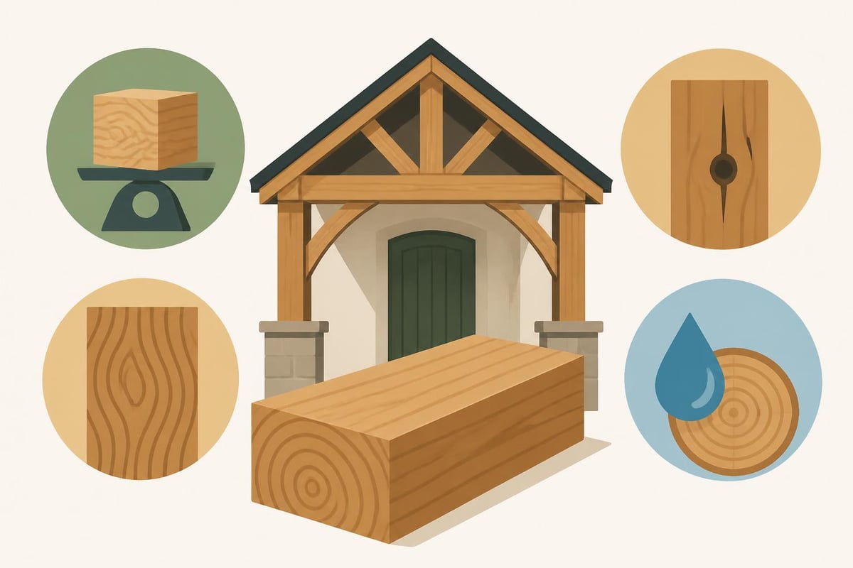 Oak timber grading and selection