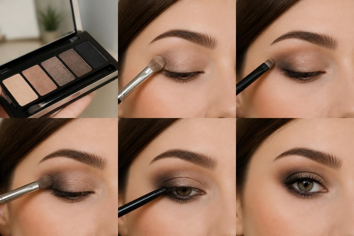 Smoky eye tutorial steps