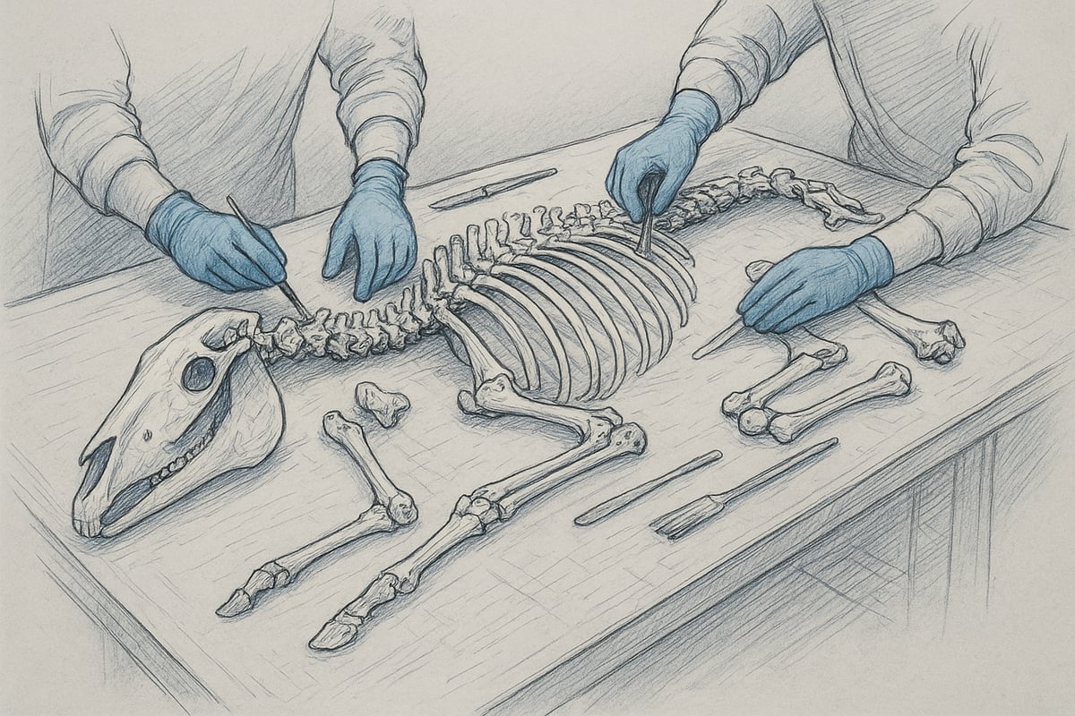 Sådan Finder og Forbereder Du Et Ægte Hesteskelet