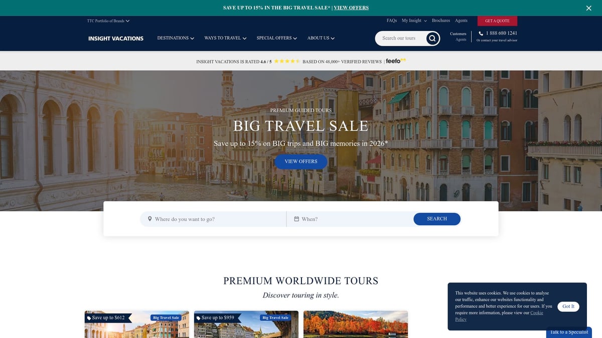 9 Amazing All Inclusive European Vacation Packages for 2026 - Insight Vacations: Premium Guided European Journeys