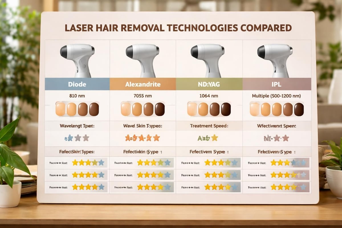 Laser technology comparison