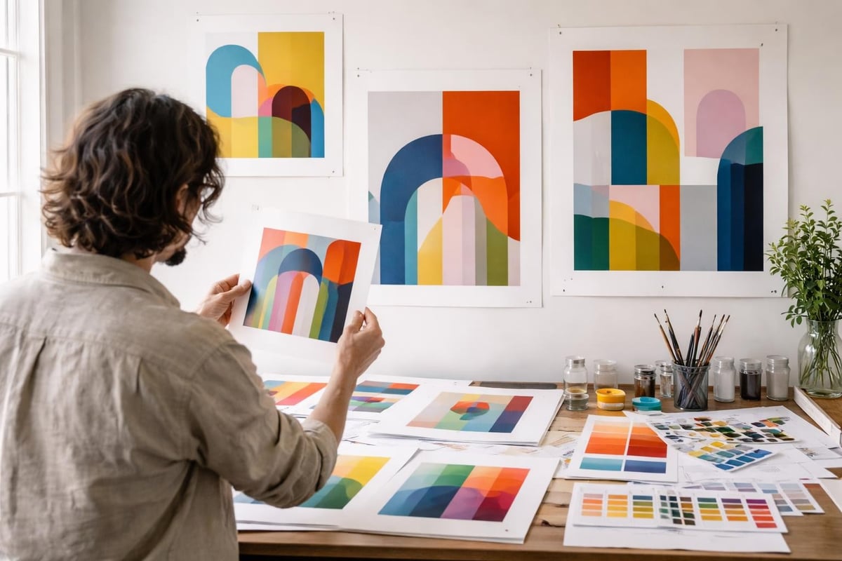 Artistic evolution through series