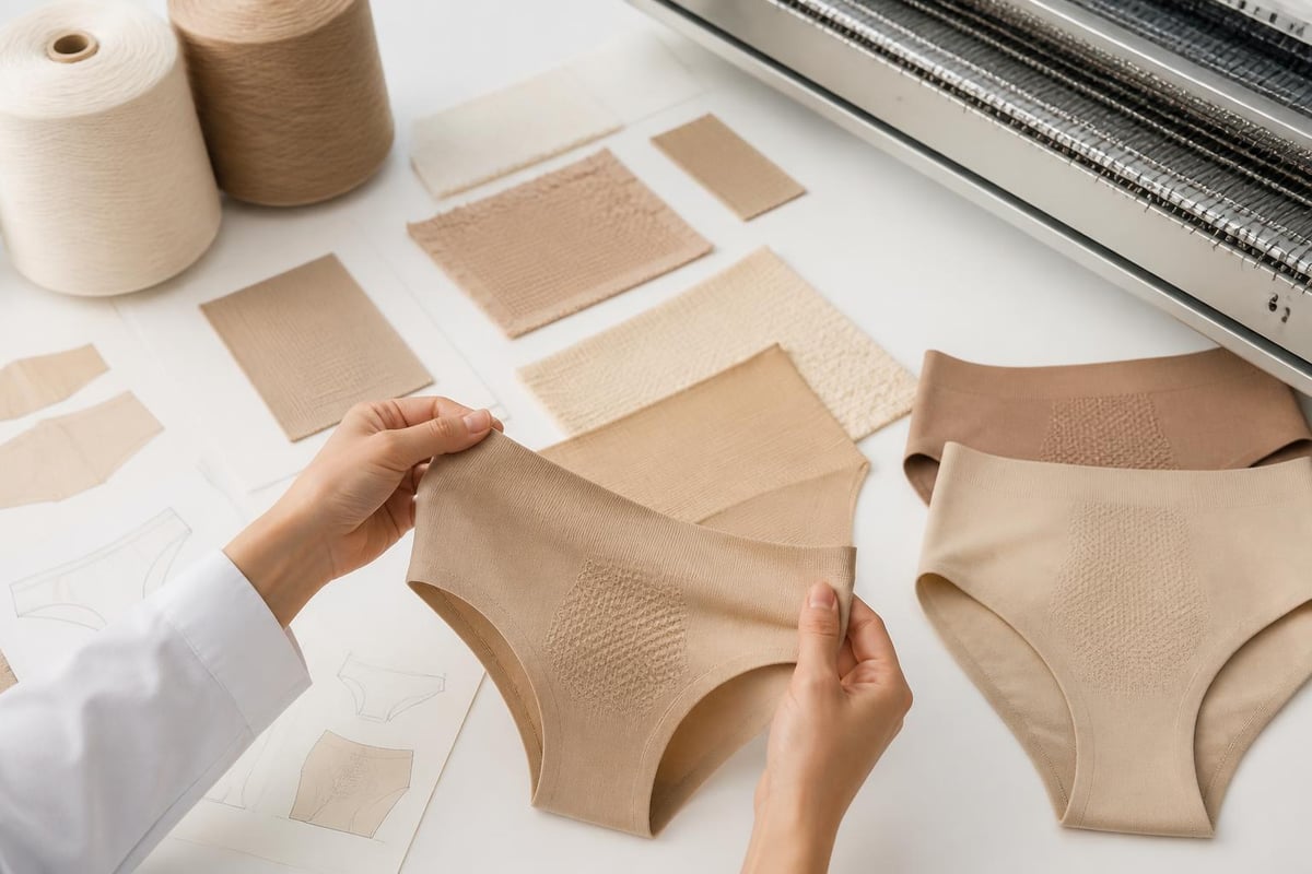 Seamless underwear construction