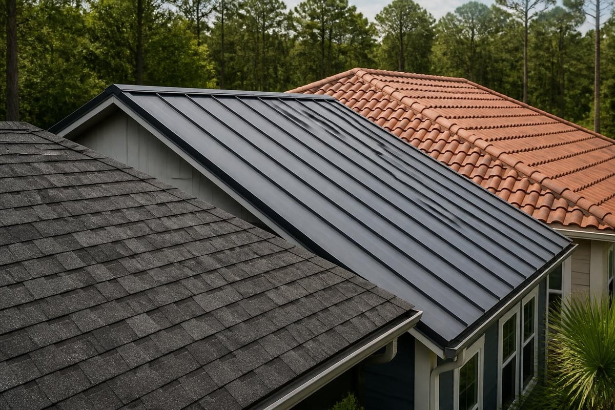 Roofing material comparison for Carolinas