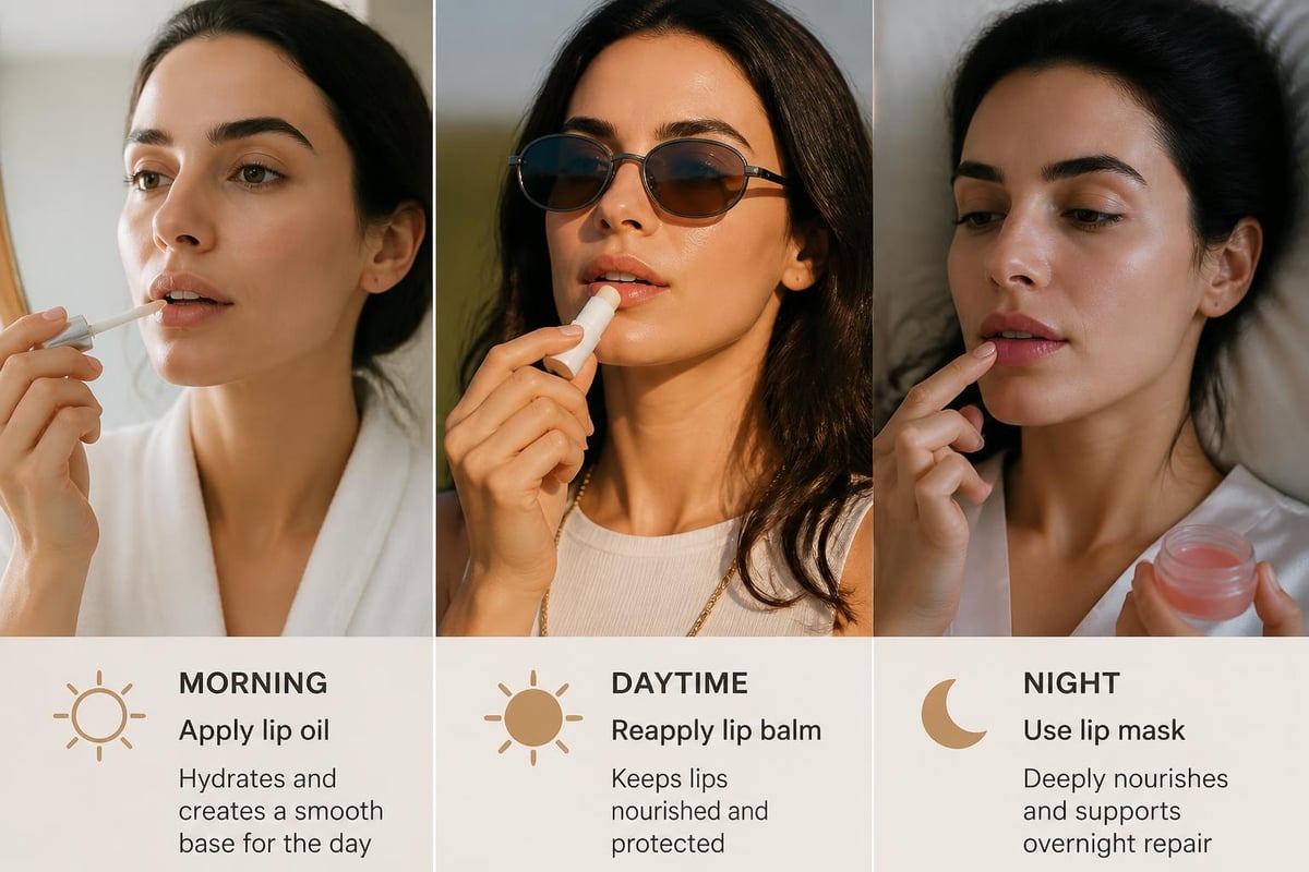 Korean lip care routine