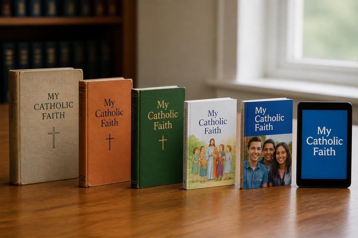 Different editions of My Catholic Faith catechism