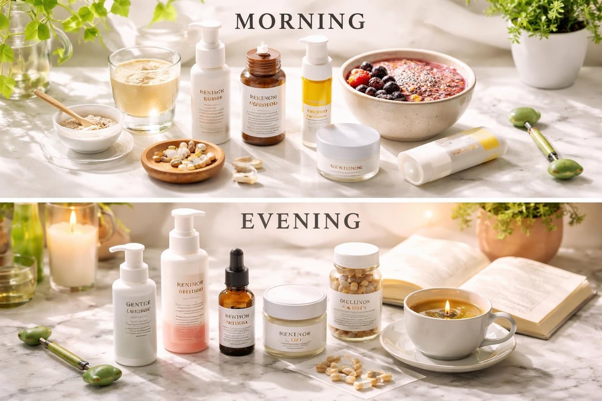 Comprehensive menopause skincare routine