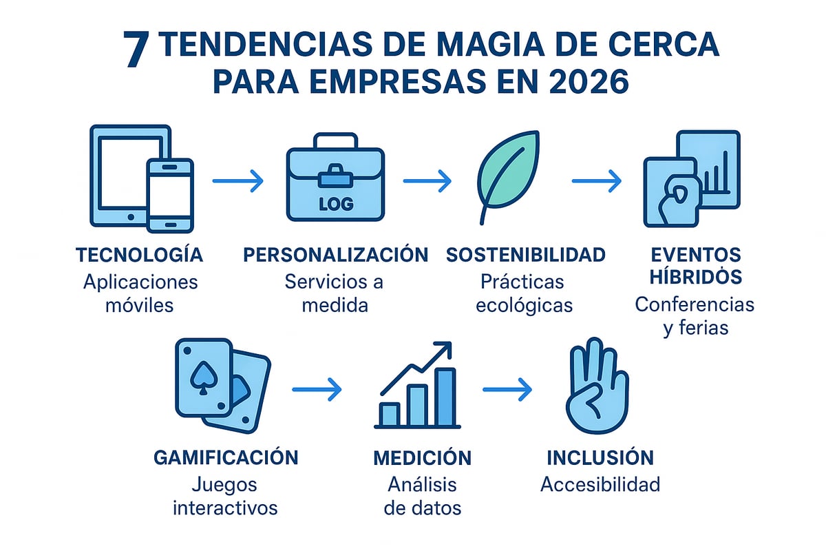 Tendencias en Magia de Cerca para Empresas en 2026