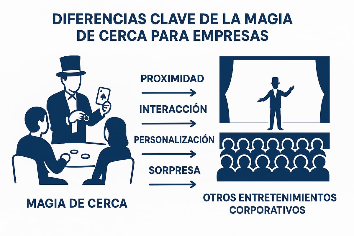 Qué es la Magia de Cerca y por qué es Ideal para Empresas