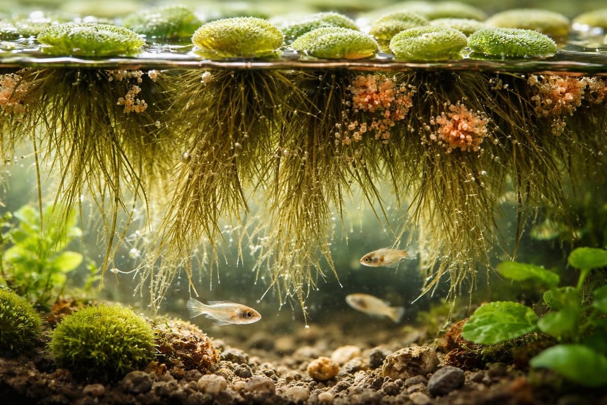 Salvinia ecosystem benefits