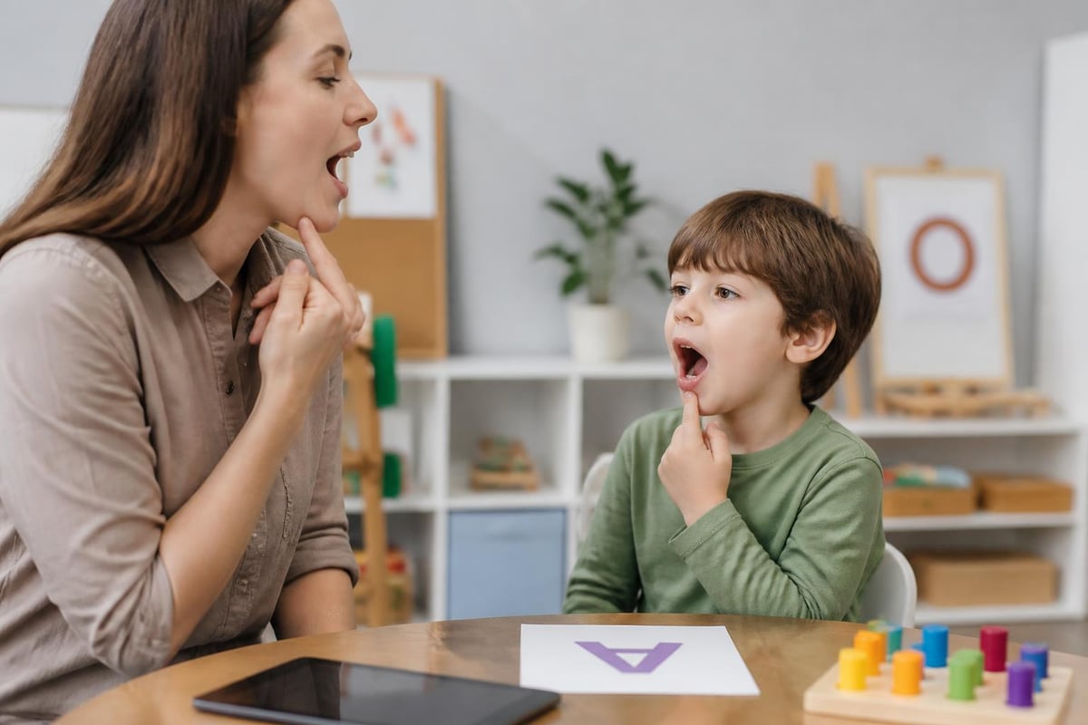 Speech syllable progression