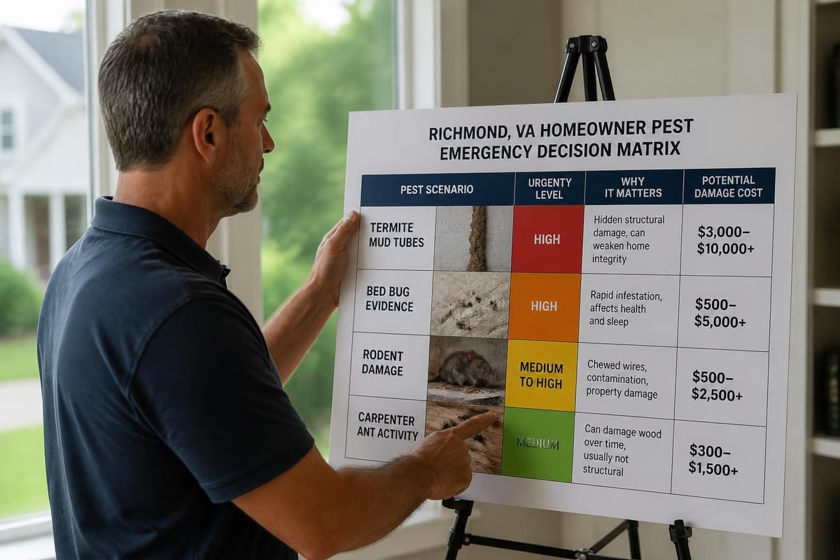 Contact Pest Control: When to Call a Richmond VA Expert 1 Critical pest warning signs requiring immediate professional intervention