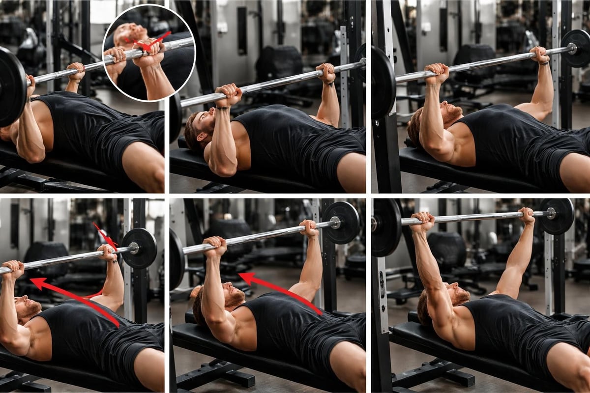 Bench press technique breakdown